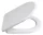 Sapho Lena WC-ülőke Soft Close, Inox pánttal, fehér 1703-113