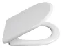 Sapho Lena WC-ülőke Soft Close, Inox pánttal, fehér 1703-113