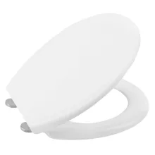   Sapho Adina WC ülőke, Inox pántokkal, Soft-Close, fehér 1703-322