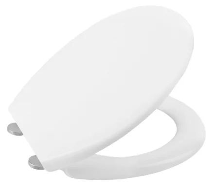 Sapho Adina WC ülőke, Inox pántokkal, Soft-Close, fehér 1703-322