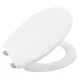 Sapho Adina WC ülőke, Inox pántokkal, Soft-Close, fehér 1703-322