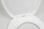 Sapho Adina WC ülőke, Inox pántokkal, Soft-Close, fehér 1703-322