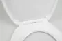 Sapho Adina WC ülőke, Inox pántokkal, Soft-Close, fehér 1703-322