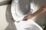 Sapho Adina WC ülőke, Inox pántokkal, Soft-Close, fehér 1703-322