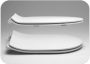 Sapho EDITA Slim WC-ülőke, soft close, easy take, fehér 1703-458