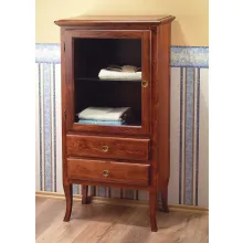   Sapho Retro alsószekrény üvegajtóval, két fiókkal 60x120x38 cm, balos / bükk 1709