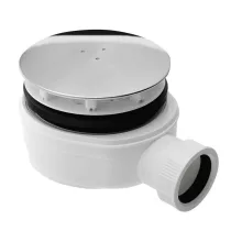 Polysan extra vékony zuhanytálca szifon 90 mm, króm 1722C