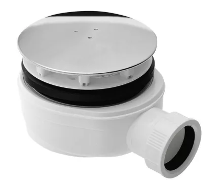Polysan extra vékony zuhanytálca szifon 90 mm, króm 1722C