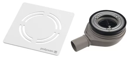 Sapho Flexia Geberit zuhanytálca szifon 90 mm, DN40, fehér 17741