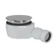 Polysan helytakarékos zuhanytálca szifon 90 mm, polírozott inox kivitelben