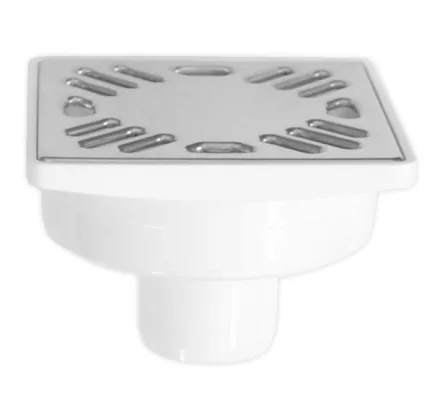 Sapho Bruckner padlóösszefolyó 103x103 mm, inox 183.053.0