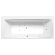   Polysan Kvadra akril kád Hidro Air rendszerrel 170x80x47 cm, fehér 18611HA