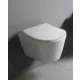 Sapho Avva Rimless Short mélyöblítésű fali kerámia WC 35,5x49 cm, fehér 200114