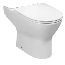   Sapho Bruckner Dario vario kifolyású Rimless álló kerámia WC, fehér 201.401.4