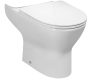 Sapho Bruckner Dario vario kifolyású Rimless álló kerámia WC, fehér 201.401.4