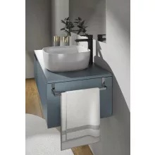   Sapho Tosca törölközőtartó bútorra 370 mm, polírozott inox 212913