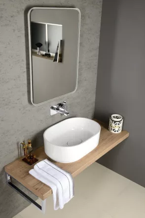 Sapho FLOAT tükör 60x80 fehér 22572