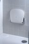 Sapho Sound felhajtható ülőke zuhanyzóba 38x35,5 cm fehér/króm 2282
