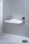 Sapho Sound felhajtható ülőke zuhanyzóba 38x35,5 cm fehér/króm 2282
