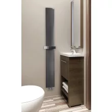   Sapho Ridea Othello Mono Slim fürdőszobai radiátor 300x1890 mm, matt fekete 2301189030SN