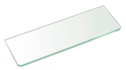 Sapho üvegpolc polctartó nélkül 20x10 cm, transzparent 23478