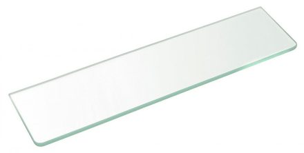 Sapho üvegpolc polctartó nélkül 50x10 cm, transzparent 23481