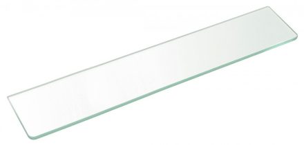 Sapho üvegpolc polctartó nélkül 80x10 cm, transzparent 23484