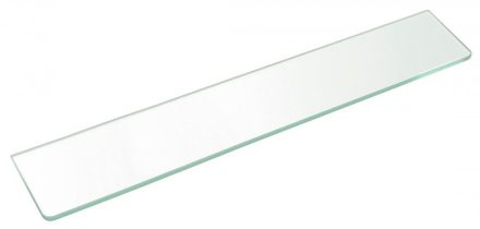 Sapho üvegpolc polctartó nélkül 100x10 cm, transzparent 23486