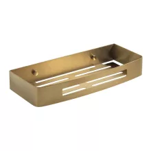   Sapho Gedy Smart fali polc 300x45x128 mm zuhanyzóba, matt arany 241788