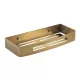 Sapho Gedy Smart fali polc 300x45x128 mm zuhanyzóba, matt arany 241788