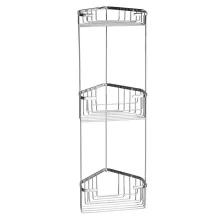 Sapho Smart Tripla sarokpolc 20x15 cm, króm 2484