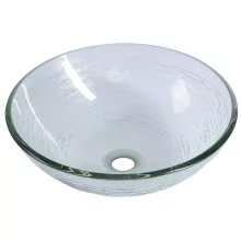   Sapho Beauty Ripple üvegmosdó 42x14 cm, átlátszó motívummal 2501-18
