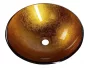 Sapho Beauty Ago üvegmosdó 42x14 cm, arany narancssárga 2501-19