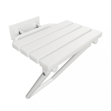 Bemeta Help lehajtható zuhany ülőke támasztékkal 440x460x450 mm, fehér 301102184