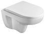 Sapho Bruckner Heike vékony Duroplast WC ülőke soft-close zsanérokkal, fehér 301.309.4