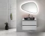 Sapho Elena LED tükör 68x96 cm, matt fekete kerettel 30574CI