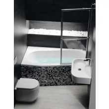   Polysan Astra WL aszimmetrikus akril kád 165x90 cm, balos 30611