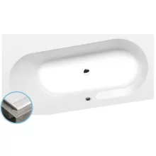   Polysan Astra WL aszimmetrikus SLIM akril kád 165x90x48 cm, balos / fehér 30611S