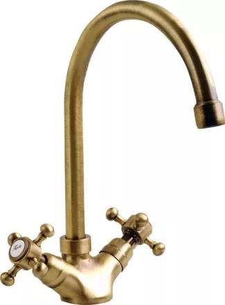 Sapho Reitano Antea álló konyhai csaptelep, bronz 3096