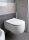 Sapho Kerasan Flo méyöblítésű fali WC csésze 36x50 cm, öblítőperemes, fehér 311501