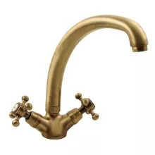 Sapho Reitano Antea álló konyhai csaptelep, bronz 3116
