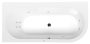 Polysan Astra balos aszimmetrikus akril kád Hidro rendszerrel 165x80x48 cm, fehér 33611H