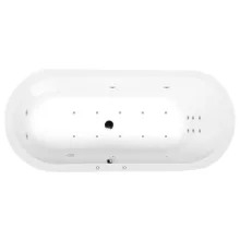   Polysan Astra akril kád Hidro Air rendszerrel 165x75x48 cm, fehér 35611HA