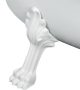 Polysan Charleston szabadonálló kád fehér lábakkal 188x80 cm, fehér 38112