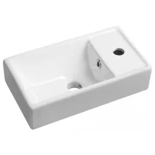 Sapho Minos jobbos kerámia kézmosó 40x22cm, fehér 4059