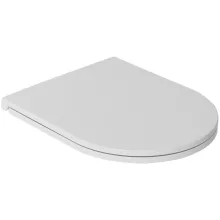   Sapho Isvea Infinity vékony Duroplast Soft Close WC-ülőke, fehér 40KF0200I-S