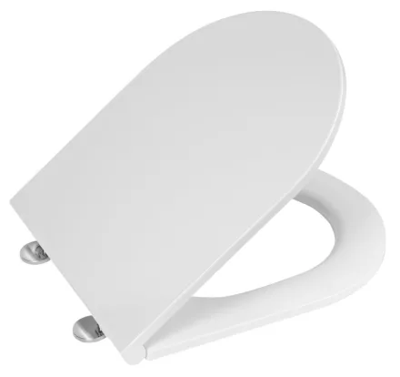 Sapho Isvea Sistema vékonyított duroplast WC ülőke Easy Take és Soft-Close mechanizmussal, fehér színben.