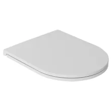 Sapho Isvea Infinity vékony duroplast WC ülőke Easy Take és Soft-Close mechanizmussal, fehér színben.
