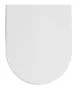 Sapho Isvea Infinity vékony duroplast WC ülőke Easy Take és Soft-Close mechanizmussal, fehér színben.
