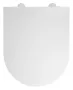 Sapho Isvea Sistema vékonyított duroplast WC ülőke Easy Take és Soft-Close mechanizmussal, fehér színben.